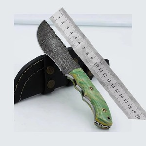 Traqueur personnalisable en acier Damas avec manche en bois couteau de camping couteau de traqueur de Offre Spéciale couteau de chasse en plein air - Product Image 2