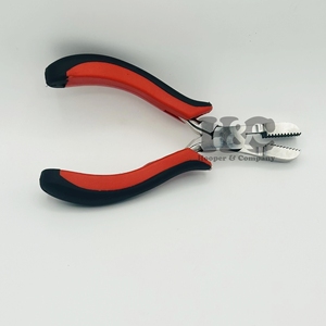 Pince à kératine de qualité supérieure en acier inoxydable poignée blanche Extensions de cheveux dissolvant pince à ruban pour usage commercial - Product Image 5