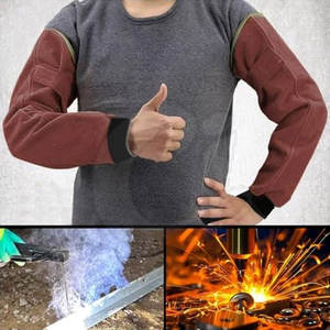 Manchons de soudage en cuir réglables Équipement de sécurité Manchons de soudage Manchons de soudage les plus vendus - Product Image 3