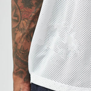 2025ผ้าเจอร์ซีย์ตาข่ายบาสเก็ตบอลสำหรับผู้ชายเสื้อตาข่ายบาสเก็ตบอลใส่สบาย - Product Image 4