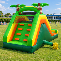 Vente chaude Parc de jeux commercial Parcours d'obstacles Château gonflable Thème licorne