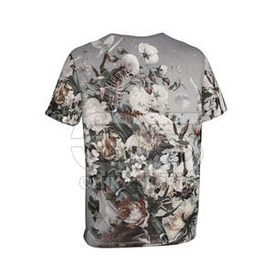 Camiseta deportiva de sublimación para hombre, camiseta informal transpirable de tela de poliéster, Camiseta con estampado de sublimación personalizado para hombre - Product Image 5