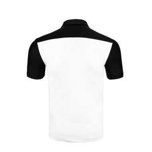 เสื้อยืดคอวี แขนสั้น ผู้ชาย ผลิตจากโพลีเอสเตอร์/คอตตอน  รักษ์โลก ไม่ยับ แห้งเร็ว ทรงปกติ ราคาโรงงาน แข่งขันได้ - Product Image 2