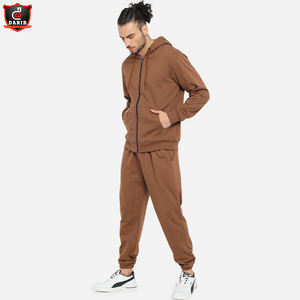 Ensemble de jogging de sport pour hommes avec logo personnalisé Survêtements à capuche à fermeture éclair respirants de haute qualité Survêtements de sport d'hiver de grande taille XL - Product Image 5
