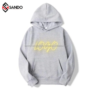 ขายส่งเสื้อฮู้ดกีฬาคุณภาพสูงผ้าฝ้าย 100% เสื้อฮู้ดสตรีทแวร์ผ้าฝ้ายขนาดใหญ่เฮฟวี่เวท - Product Image 1