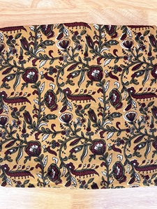 Bloc floral impression personnalisée coton tissu indien à la main été tricoté multicolore course artisanat faisant du matériel en gros - Product Image 6