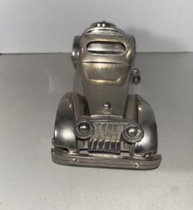 Danbury Mint Fabriqué à la main en étain Delage Cabriolet Vintage Classic Silver Metal Figurine Collection Car Model Classic Aluminium - Product Image 1