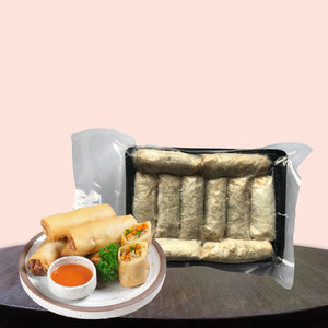 Rollos vegetarianos de Primavera de alta calidad del fabricante de Vietnam, entrega rápida de alimentos congelados a base de plantas listos para la exportación - Product Image 6