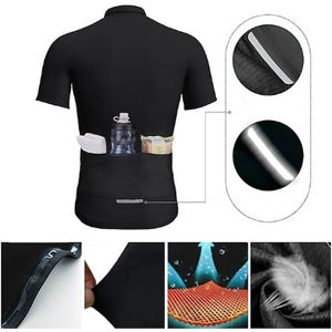 Venta caliente Uniforme de ciclismo hecho a medida para hombres Estilo único Ropa de manga corta informal con logotipo para ciclistas - Product Image 3