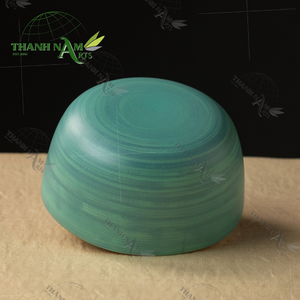 Tazón de servicio de bambú desechable respetuoso con el medio ambiente personalizado OEM para uso reutilizable en cocina o fiesta directo de Vietnam - Product Image 2