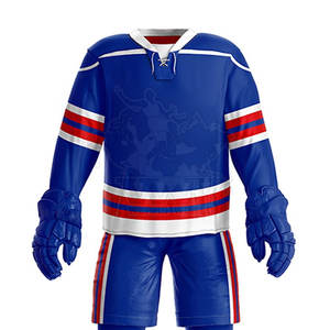 Meilleure vente de haute qualité à prix d'usine uniforme de hockey sur glace en vrac doux au toucher uniforme de hockey sur glace pour unisexe - Product Image 5