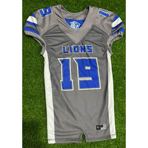 Uniformes de football américain personnalisés de haute qualité 100% polyester ensembles de maillots de football américain d'impression par sublimation de haute qualité - Product Image 1