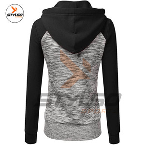 2023 femmes 100% coton pull à capuche manches longues à capuche automne hiver doublure motif impression qualité XS taille prix de gros - Product Image 3