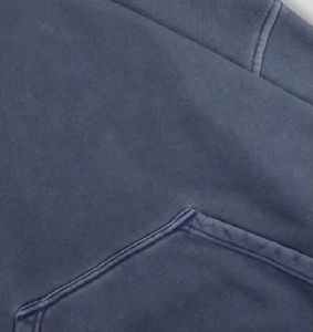 Sudaderas con capucha personalizadas de lavado ácido de gran tamaño a la moda para hombres, jersey de lavado Vintage, sudadera de manga larga, Sudadera con capucha de hombro caído de invierno - Product Image 3