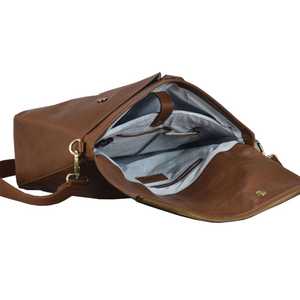 Bolso con solapa de cuero Vintage marrón oscuro hecho a mano de alta calidad, proveedor indio superior, fabricante Saman Exports - Product Image 6