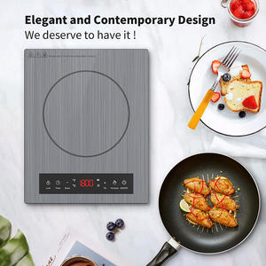 Cocina de Inducción Eléctrica Portátil de 2200W, Resistente al Agua, con Placa de Cerámica de Alta Resistencia y Pantalla Táctil Premium, Venta al Por Mayor - Product Image 2