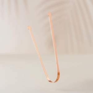 Traditional Wellness Copper Tongue Cleaner For <b>Oral</b> Detox Practice Enhancing Overall Mouth Cleanliness - Product Image 2