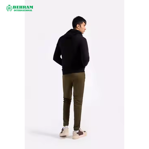 Sweat-shirt à capuche unisexe de haute qualité, coupe classique, fermeture éclair, basique, personnalisable, en coton, respirant, séchage rapide, OEM - Product Image 4