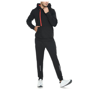 Ensemble de vêtements de jogging d'entraînement de sports d'hiver à la mode pour hommes personnalisé imprimé grande taille survêtement deux pièces - Product Image 1
