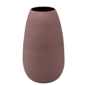 Nouveau Vase à fleurs en fer décoratif Pot de fleur de couleur bordeaux pour la décoration de jardin et de table fait à la main en gros en vrac - Product Image 5