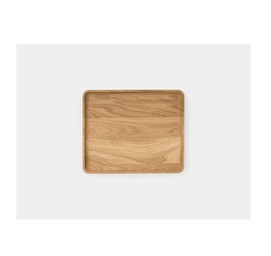 Plateau ovale en bambou de style campagnard pour collations et desserts, plat ovale pour l'affichage et le service dans les hôtels, assiettes à dîner pour les restaurants - Product Image 6