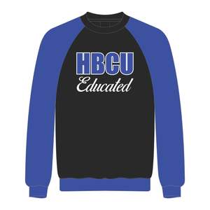 HBCU-Sudadera negra con mangas raglán de Zeta Phi Beta, sudadera con bordado de chenilla, suéter de la hermandad griega Divine Nine Collegiate - Product Image 2