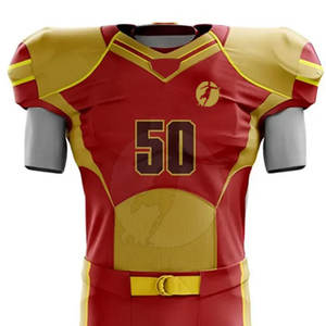 Uniforme de fútbol americano para hombres de alta calidad Conjunto de talla grande transpirable para adultos MOQ bajo - Product Image 3