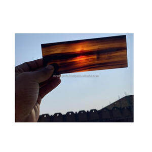Plaques d'écailles optiques durables en corne de buffle d'eau Plaques optiques en cornes de boeuf pour les montures de lunettes de soleil sur mesure aux prix les plus bas Agate - Product Image 1