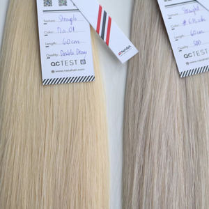 Meilleure vente 100% extensions de cheveux vierges vietnamiennes Remy blondes de haute qualité numéro 60 expédition rapide - Product Image 1