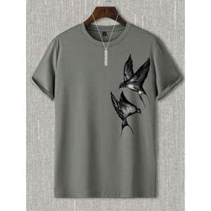 เสื้อยืดการ์ตูนแฟชั่นเทรนด์2024ล่าสุดเสื้อยืดผ้าฝ้ายแท้ขนาดเล็กขนาดกลางและขนาดใหญ่ออกแบบได้ตามต้องการ - Product Image 5