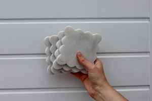 Ensemble de sous-verres carrés en bois et en pierre très demandés, sous-verres polis pour la décoration intérieure et le café minimalistes - Product Image 3