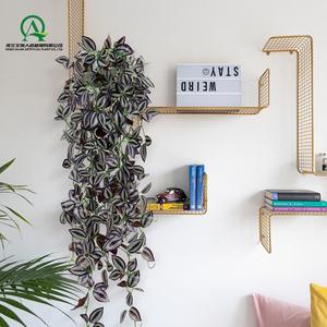 พืชแขวนเทียมไม้เลื้อยสีม่วงเถา<span class=keywords><strong>คิ้ว</strong></span>ปลอมแบบแขวนเถาองุ่นเถาองุ่นสำหรับตกแต่งผนังบ้านห้องงานเลี้ยงในสวน - Product Image 3