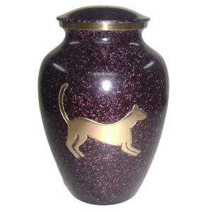 โกศเผาศพโลหะสำหรับสัตว์เลี้ยงสไตล์อเมริกันดีไซน์หน้าแมวสำหรับเก็บขี้เถ้า - Product Image 5