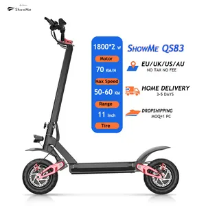 21AH 60V 3600W switching single and Dual Motor Drive Folding Electric Scooter 11 inch 80-100km Mileage Range Max Load 200kg