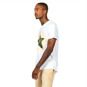 T-shirt personnalisé à imprimé étoile blanche pour homme, coton, streetwear, manches courtes, décontracté, t-shirt graphique - Product Image 5