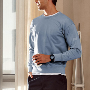 Sweat-shirt à capuche sportif personnalisé pour homme, en coton molletonné, avec logo imprimé ou brodé, vêtement décontracté streetwear pour l'automne - Product Image 4