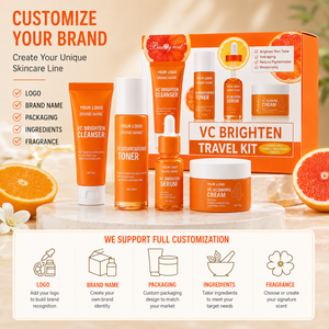Prix de Gros VC Éclaircissant Blanchissant Vitamine C Soin du Visage Anti-Taches Éclaircissant la Peau Ensemble 4 Pièces Anti-Âge - Product Image 4