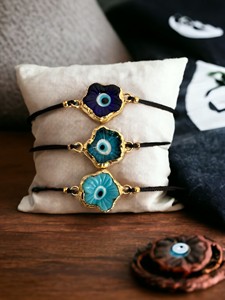 สร้อยข้อมือหินธรรมชาติประดับลูกปัดสไตล์โบฮีเมียน DAFNI ทำมือ ของขวัญสำหรับทุกเพศ เหมาะสำหรับวันแม่และวันวาเลนไทน์ สินค้าโปรโมชั่น - Product Image 4