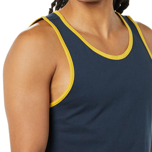 Ropa deportiva para hombre hecha en fábrica al por mayor, camisetas sin mangas ligeras y personalizadas con escote propio para hombre, ropa deportiva de talla grande para entrenamiento en gimnasio - Product Image 3
