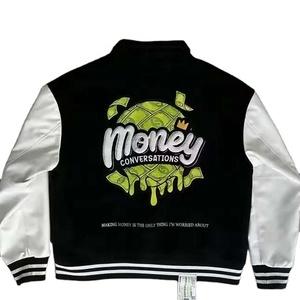 Veste universitaire en coton polaire durable pour hommes, légère, à la mode, élégante et décontractée, streetwear pour l'extérieur, veste d'hiver chaude pour l'université - Product Image 2