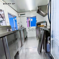 CE DOT Trailer makanan Model baru truk makanan sepenuhnya dilengkapi truk makanan truk makanan Oven Pizza portabel dengan dapur penuh