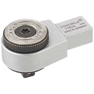 Llave de Trinquete Reversible STAHLWILLE CR-A-STA 735/4 de 1/4 Pulgadas con Inserto de 9x12 mm y Ángulo de 90 Grados - Product Image 2