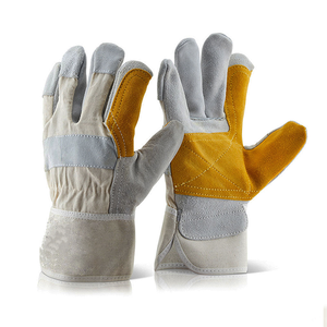 ถุงมือหนังวัวสำหรับทำงานถุงมือนิรภัยสำหรับงานเชื่อมแบบหนาของแคนาดา - Product Image 4