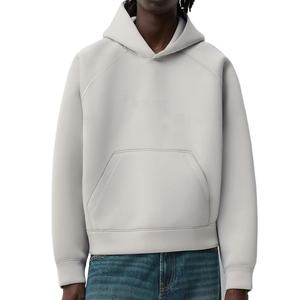 เสื้อฮู้ดดี้คุณภาพสูง ผ้าฝ้าย 100% พิมพ์ลายพัฟ 450gsm เสื้อกันหนาวมีฮู้ด สกรีนโลโก้ได้ตามต้องการ สไตล์ Y2K เสื้อฮู้ดดี้ลำลองสำหรับผู้ชาย - Product Image 1