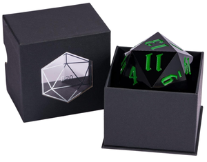 Dados de piedras preciosas de obsidiana Natural de la mejor calidad, gran oferta, Chonk D20 para juego de mesa DND para juego de mesa RPG con caja de regalo de dados - Product Image 2