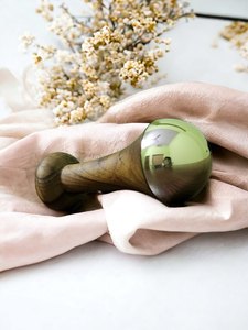 Baguette de massage ayurvédique Kansa indienne en gros pour le corps et le dos avec avantages de désintoxication et de soulagement du stress Masseur à balle solide pas cher - Product Image 2