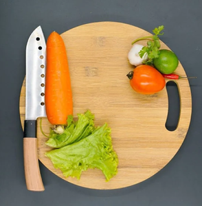 Planche à découper en bois de qualité supérieure, écologique, durable, bien polie, de forme rectangulaire, efficace pour les repas - Product Image 5