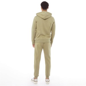 Conjunto de ropa deportiva para hombre de Otoño Invierno, sudadera gruesa de lana con cuello levantado, Sudadera con capucha y pantalones de chándal, logotipo personalizable - Product Image 5