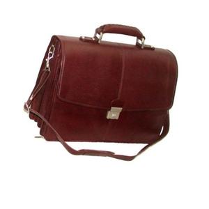 Bolso de hombro de cuero genuino para portátil, bolsa de conferencia de Color marrón - Product Image 1