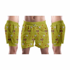 Pantalones cortos de hombre de secado rápido de baloncesto con estampado personalizado playa verano lona transpirable informal calle alta calidad al por mayor - Product Image 5
